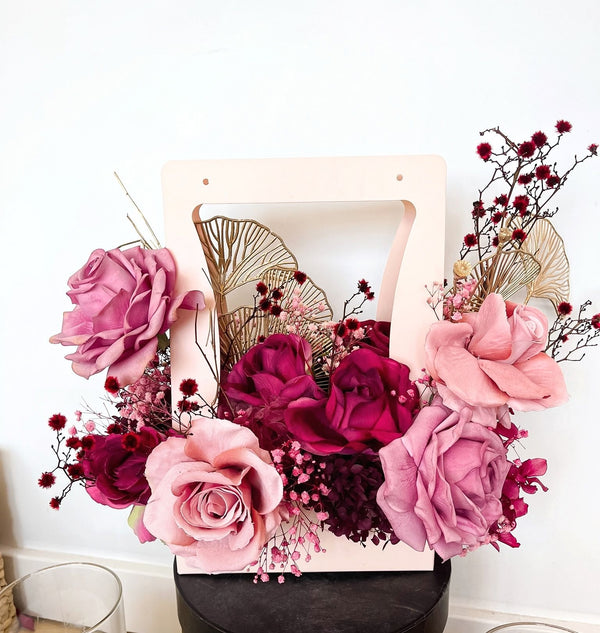 Carry Flower Box - Pink Valentine
